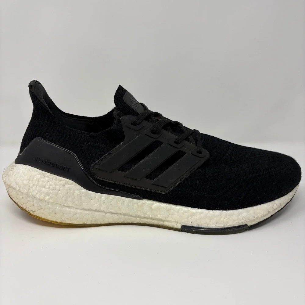 Adidas‎ Ultraboost 21 Size 12 Men's Black Running Shoes FY0378 Casual Sneaker
